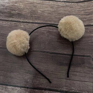 Light Brown Bear Ear Headband Koala Halloween Dress up Cosplay Costume Pretend